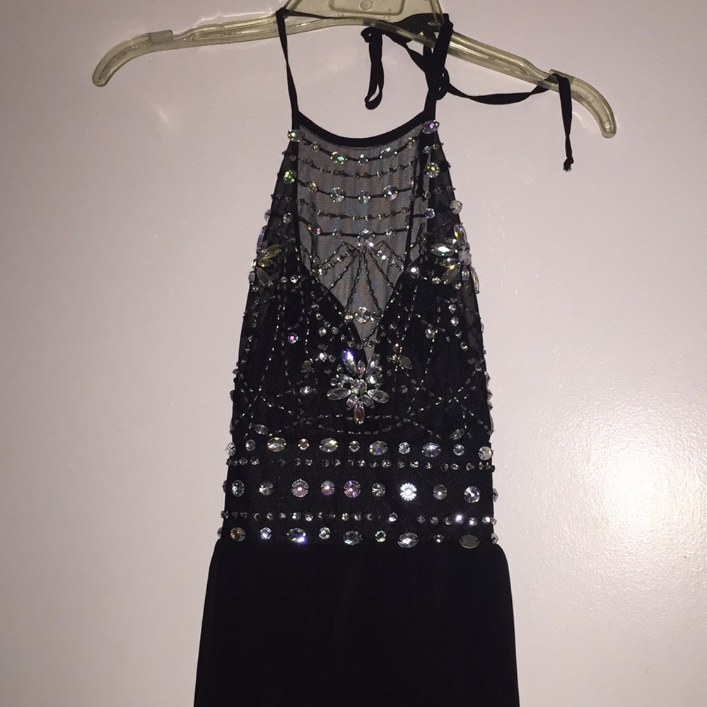 Prom dress size 1 halter top worn once